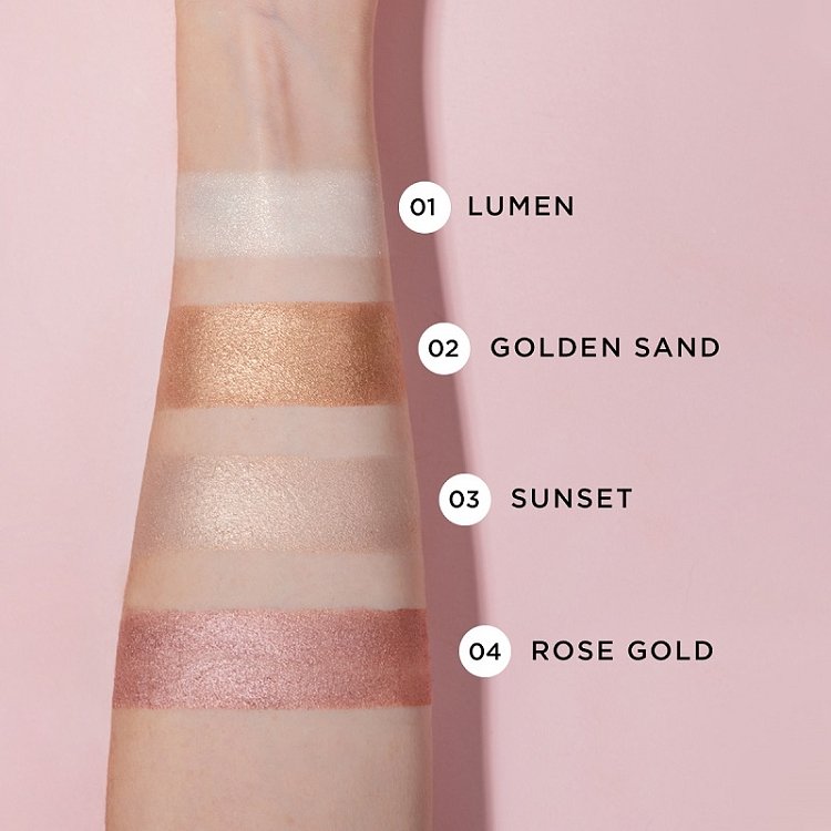 Mon Reve Stellar Powder Highlighter Απόχρωση Νo 02 GOLDEN SAND