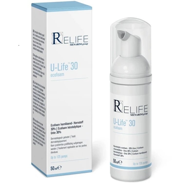 Menarini Relife U-Life 30 Κερατολυτικό Ecofoam 30% Ουρία 50ml