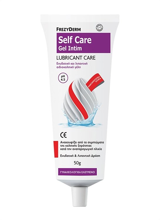 Frezyderm Self Care Gel Intim Lubricant Care 50g,Ενυδατική & Λιπαντική Αιδοιοκολπική Γέλη, pH 4.5