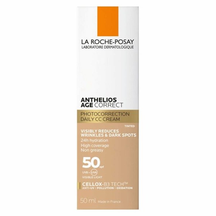 La Roche Posay Anthelios Age Correct Daily CC Cream SPF 50 Wrinkles & Dark Spots 50ml