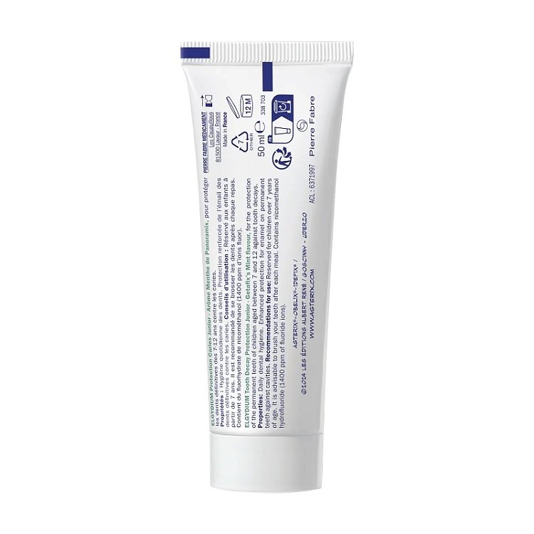 Elgydium Gel Dentrifice Junior Mild Mint Toothpaste Asterix 50ml