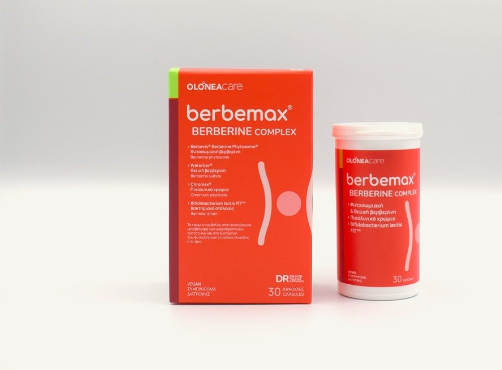 Olonea Berbemax Berberine Complex για Μεταβολική Ισορροπία 30 Κάψουλες