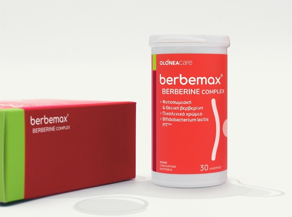 Olonea Berbemax Berberine Complex για Μεταβολική Ισορροπία 30 Κάψουλες