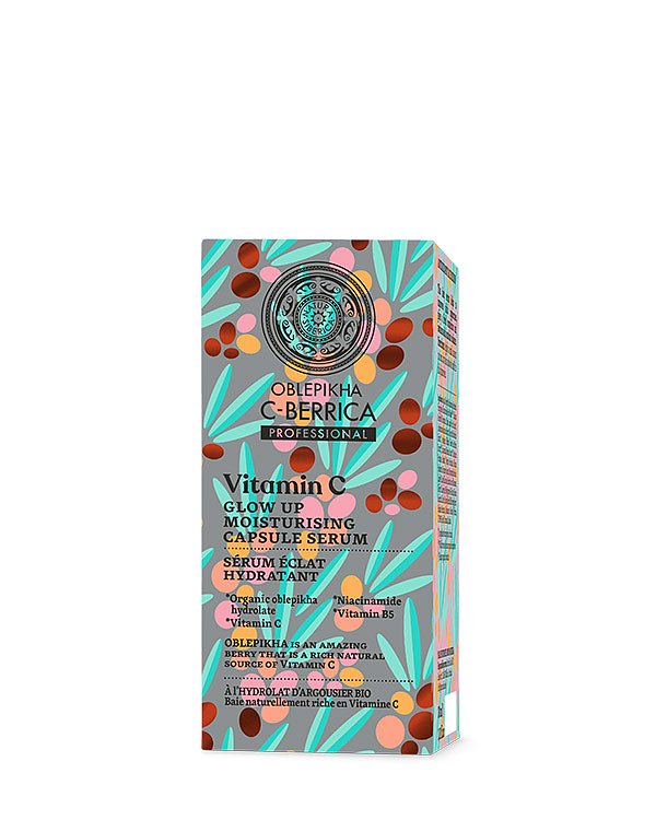 Natura C-Berrica Vitamin C  Glow Up Ορός Προσώπου Ενυδατική Κάψουλα Glow Up 30ml