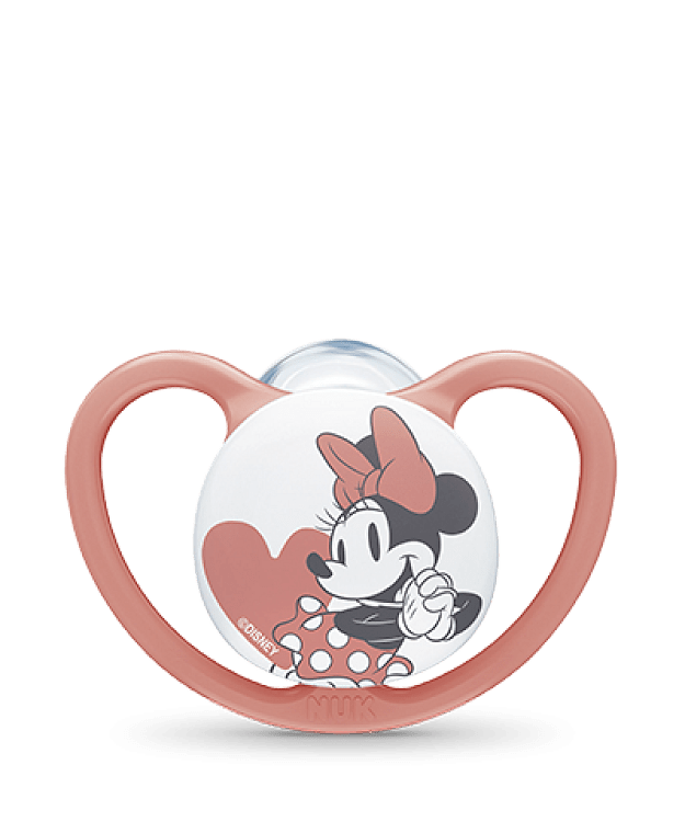 Nuk Disney Mickey Space Πιπίλα σιλικόνης, ιδανική για τη γνάθο 6-18m