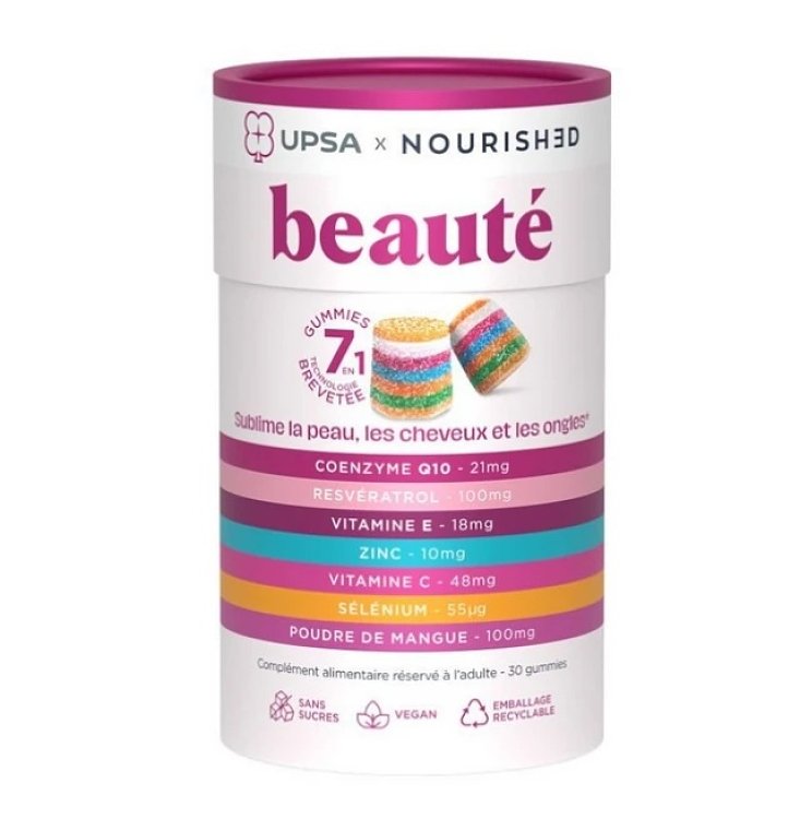 Upsa Nourished Beauty για Δέρμα Νύχια & Μαλλιά  30 ζελεδάκια