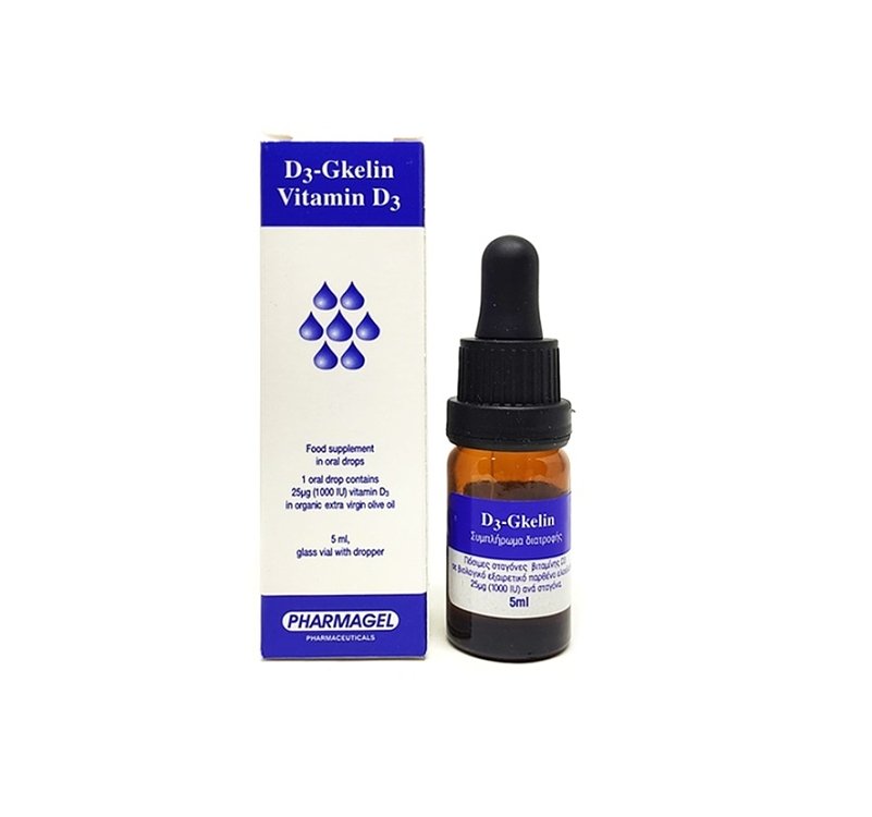 Pharmagel D3 Gkelin Πόσιμες Σταγόνες 5ml