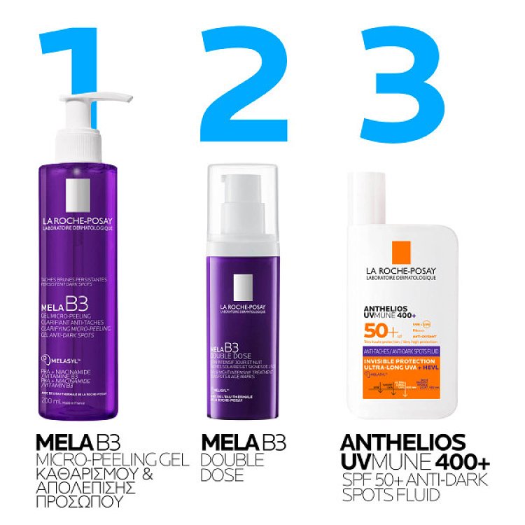 La Roche-Posay Mela B3 Double Dose Λεπτόρρευστη Κρέμα Προσώπου για Διόρθωση Κηλίδων & Σύσφιξη, 40ml