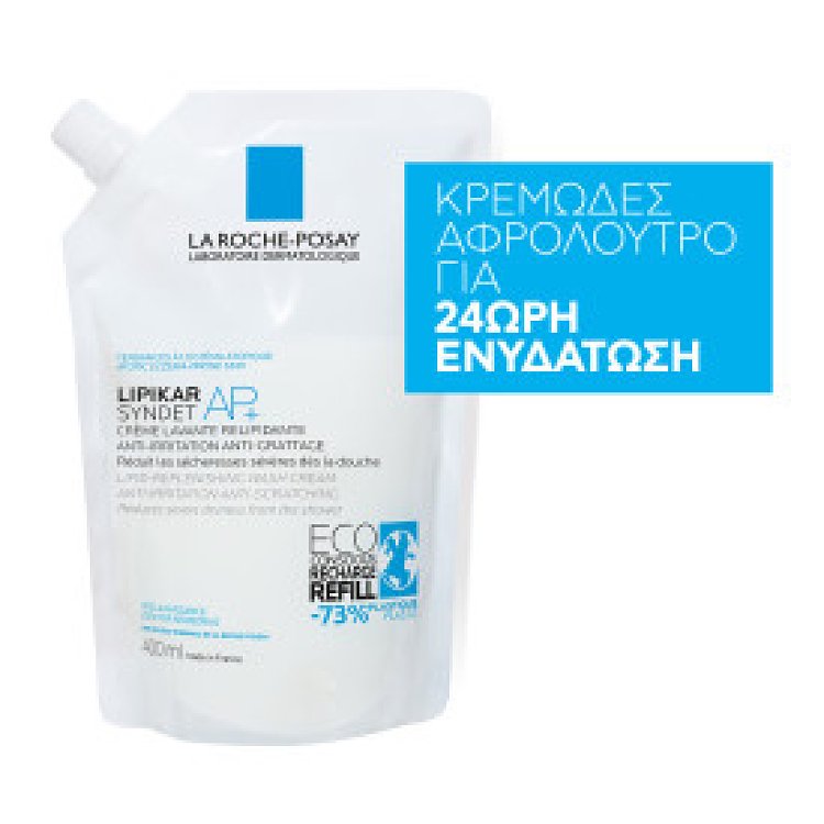 La Roche Posay Lipikar Syndet AP+ Refill Αφρόλουτρο Για Το Ξηρό Δέρμα Με Τάση Ατοπίας 400ml