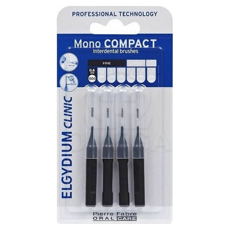 Elgydium Clinic Mono Compact 0.35mm Μεσοδόντια Βουρτσάκια 4τμχ