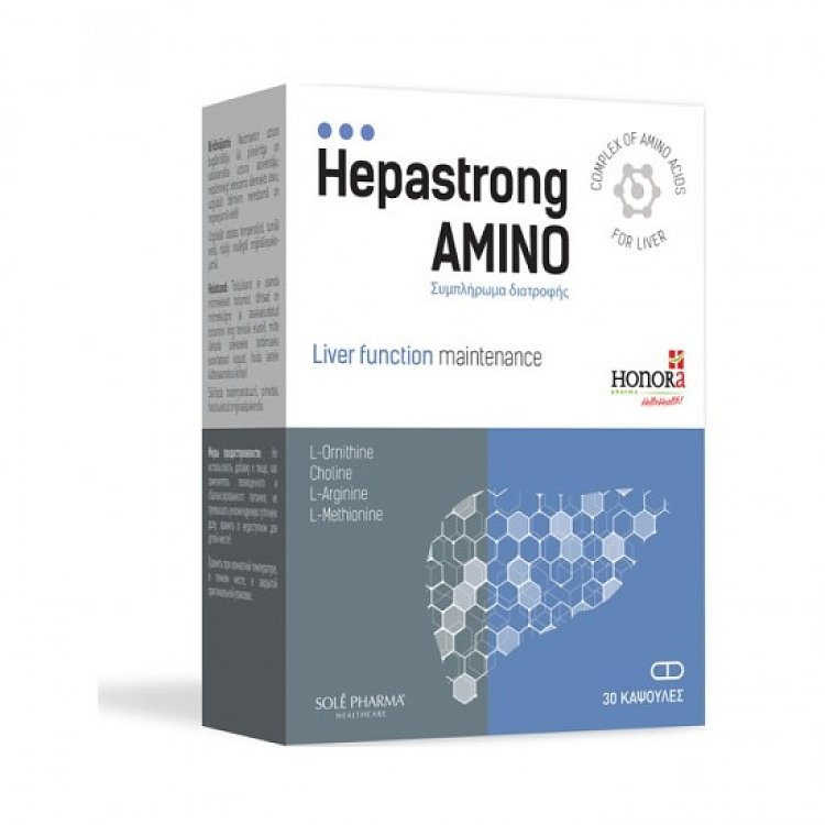 SolePharma Hepastrong Amino για Υγιή Λειτουργία του Ήπατος 30caps