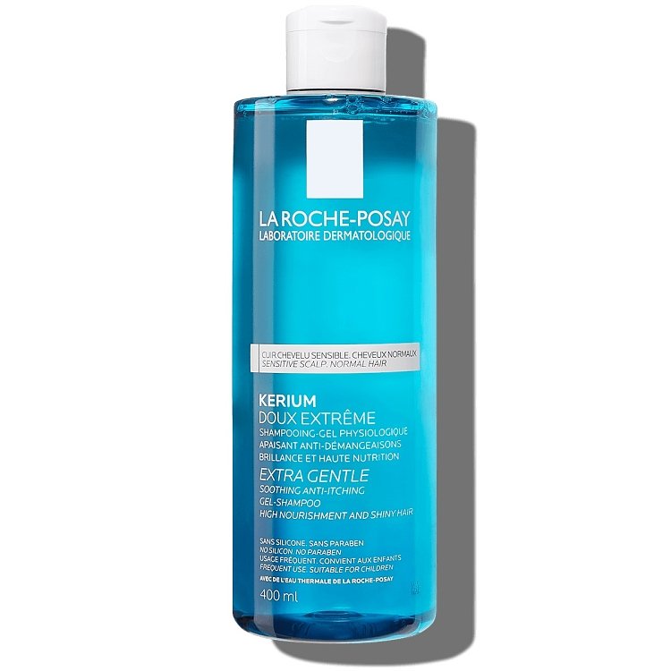 La Roche Posay Kerium Extra Gentle Σαμπουάν Καθημερινής Χρήσης για το Ευαίσθητο Τριχωτό 400ml