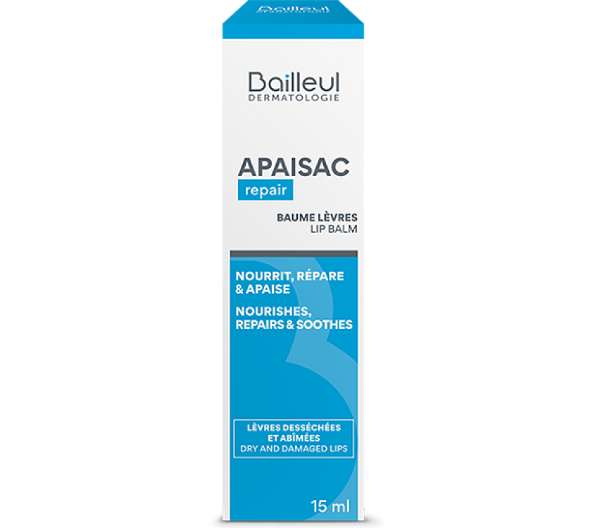 Biorga Apaisac Repair Lip Balm 15ml