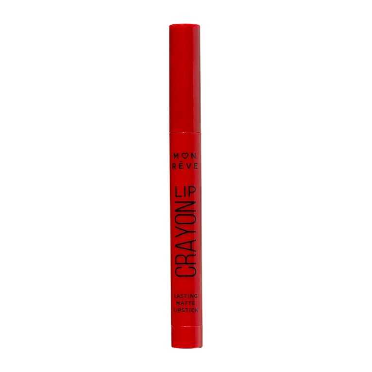 Mon Reve Lip Crayon Μακράς Διάρκειας Ματ Κραγιόν Απόχρωση 12 TRUE RED