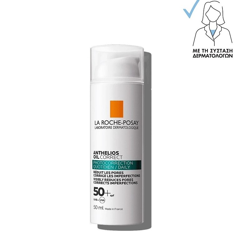 La Roche Posay Anthelios Oil Correct SPF50+ Αντηλιακό Προσώπου για τις Ατέλειες 50ml