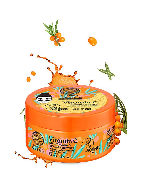 Natura C-Berrica Patches Express Λάμψη & Ανόρθωση 60τμχ