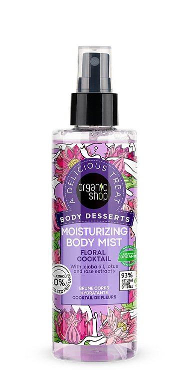 Natura Siberica Body Desserts Floral Cocktail, Ενυδατικό Body Mist, 200ml