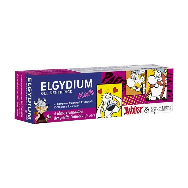 Elgydium Kids Astérix Red Berries Οδοντόκρεμα για Παιδιά Ηλικίας 3 έως 6 Ετών
