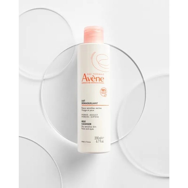 Avene Γαλάκτωμα Καθαρισμού, Ενυδατώνει - Αφαιρεί το μακιγιάζ - Καθαρίζει  200ml