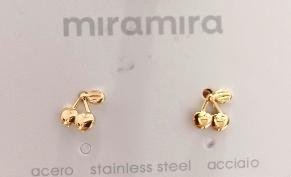 Inoplus Σκουλαρίκια Mini Earrings (κεράσι) ART D5459C125-1, 1 Ζευγάρι