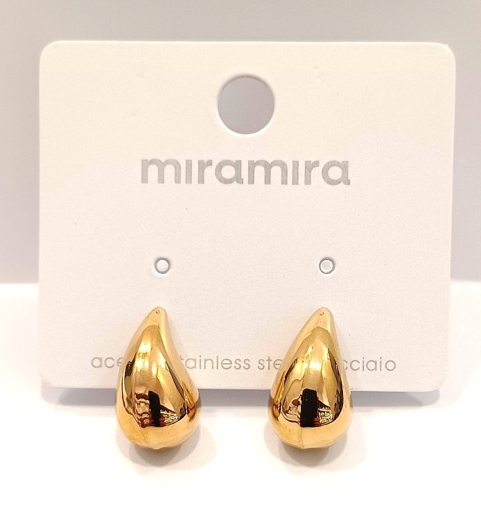 Inoplus Σκουλαρίκια Drop Gold ART D5689C250-1 , 1 Ζευγάρι