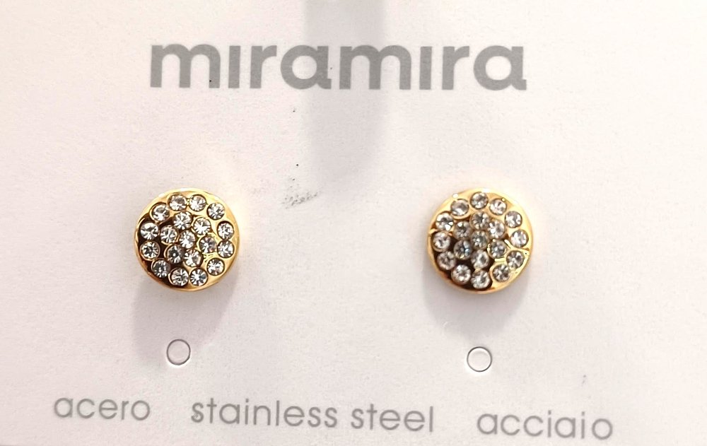 Inoplus Σκουλαρίκια Zirconia Earrings Gold Plated ART D5772C150-1, 1 Ζευγάρι