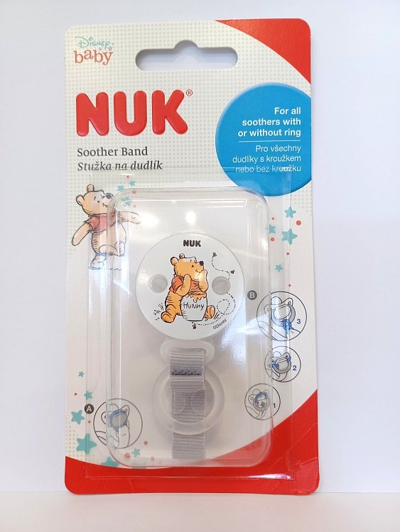 NUK Disney Winnie Κορδέλα Πιπίλας 1τμχ