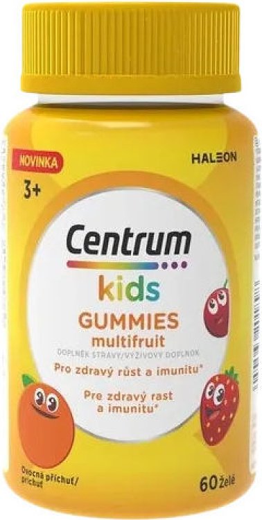 Centrum Kids 3+ Gummies Βιταμίνη για το Ανοσοποιητικό Multifruit 60 Ζελεδάκια
