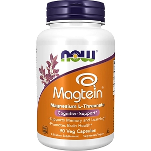 Now Magtein® Magnesium L-Threonate, 90veg.caps