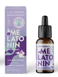 JMN Melatonin 1mg Liposomal,Ποιοτικός Ύπνος & Φυσική Ρύθμιση του Βιολογικού Ρολογιού 30ml