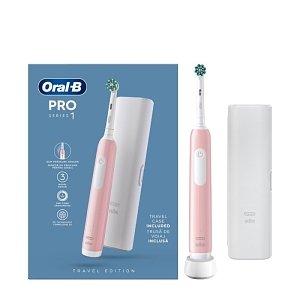 Oral-B Pro Serries 1 Pink Ηλεκτρική Οδοντόβουρτσα 1τμχ & Δώρο Θήκη Ταξιδίου