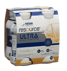 Nestle Resource Ultra High Protein Γεύση Βανίλια 4X 200ml