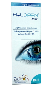 Hylopan Max Eye Drops Οφθαλμικές Σταγόνες 10ml