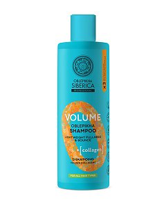 Natura Siberica Oblepikha Ο Professional Σαμπουάν Ενίσχυσης Όγκου με 3x Ιπποφαές & Κολλαγόνο για Όλους τους Τύπους Μαλλιών 400ml