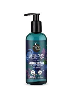 Natura Siberica Organic Shop Dreamy Night Χαλαρωτικό Λάδι Ντους Mind & Skin Meditation με Λεβάντα, Blueberry & Μελατονίνη για Βαθιά Θρέψη 260ml