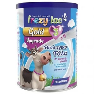 Frezyderm Frezylac Gold 3 Upgrade Βιολογικό Ρόφημα Γάλακτος σε σκόνη μετά τον 10ο μήνα 900g