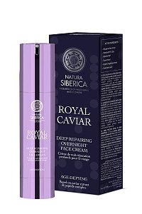 Natura Siberica Royal Caviar Κρέμα Νύχτας για Ολική Αναδόμηση της Επιδερμίδας 50ml