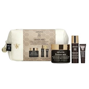 Apivita Promo QUEEN BEE Κρέμα Απόλυτης Αντιγήρανσης & Αναγέννησης Πλούσιας Υφής Και Δώρο QUEEN BEE Ορός Απόλυτης Αντιγήρανσης & Ανόρθωσης Περιγράμματος 10ml & QUEEN BEE Κρέμα Ματιών Απόλυτης Αντιγήρανσης & Αναζωογόνησης 2ml