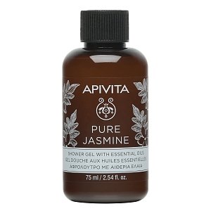 Apivita Mini Pure Jasmine Aφρόλουτρο με Aιθέρια Έλαια & Γιασεμί 75 ml