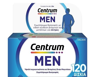 Centrum Promo Men 120tabs, Πολυβιταμίνη για τον Άνδρα (4x30tabs)