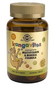 Solgar Kangavites Multivitamin & Mineral Formula Tropical Punch Flavour 60chew.tabs