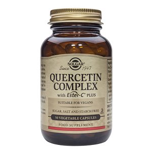 Solgar Quercetin Complex Σύμπλεγμα Κουερσετίνης με βιταμίνη C 50caps