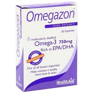 Health Aid Omegazon 750mg Απαραίτητα Ω3 Λιπαρά Οξέα 30caps