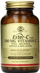 Solgar Bιταμίνη Ester C 500mg 100caps