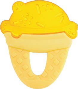 Chicco Δροσιστικός Κρίκος Οδοντοφυΐας σε σχήμα Παγωτό  Κίτρινο 4m+  1 τμχ