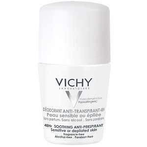 Vichy Deodorant Αποσμητικό Roll-On Για Ευαίσθητες Επιδερμίδες 50ml