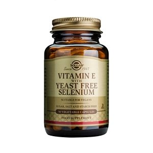 Solgar Vitamin E with Yeast Free Selenium 100caps 