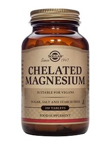Solgar Chelated Magnesium 100mg,Μαγνήσιο 100tabs