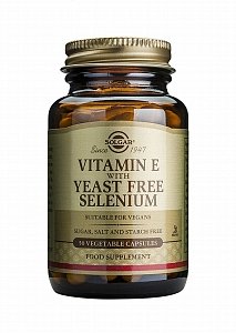 Solgar Vitamin E with Yeast Free Selenium 50veg.caps