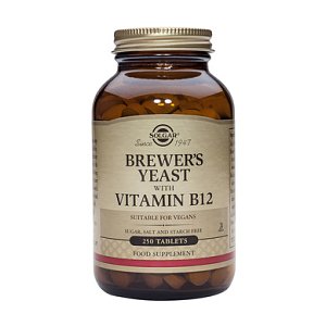 Solgar Brewer's Yeast with Vitamin B12  250tabs